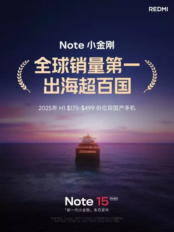 Teaser Redmi Note 15