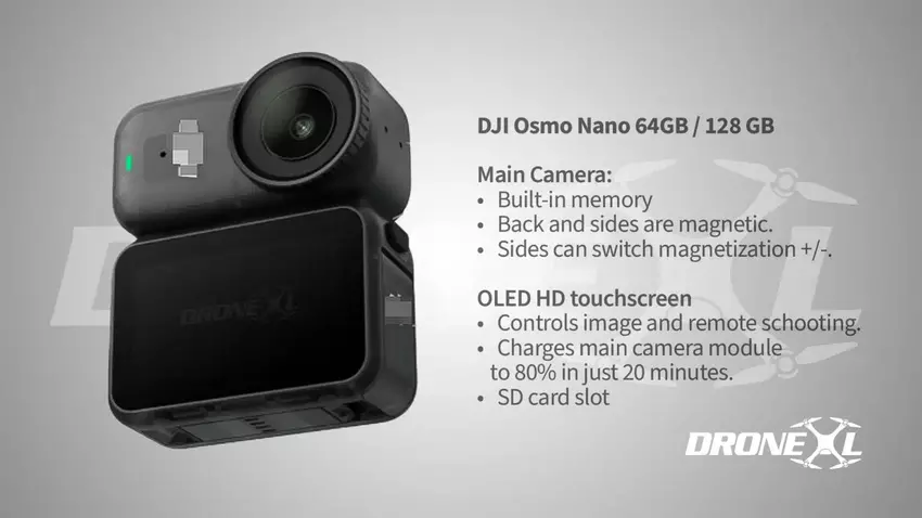 DJI przygotowuje modułową kamerę Osmo Nano