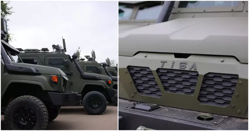 Nowe ukraińskie pojazdy opancerzone UAT-TISA już przekazane Siłom Obronny