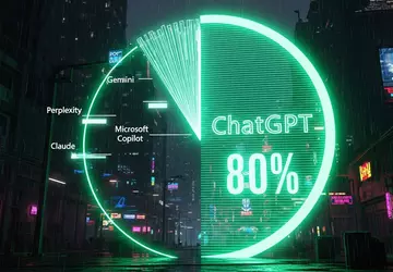 ChatGPT utrzymuje 80% udziałów w rynku: ...