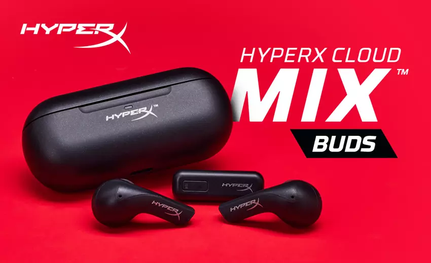 HyperX wprowadza na rynek zestaw słuchawkowy do grania Cloud Mix Buds TWS z 2,4 GHz i łącznością Bluetooth