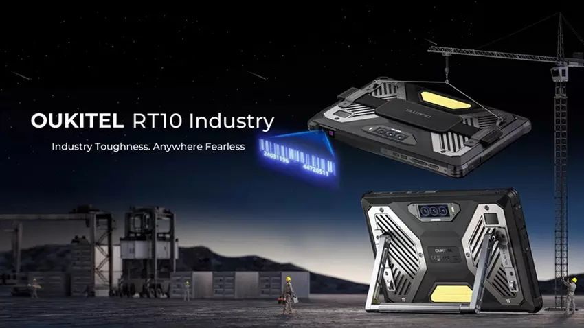 Wytrzymały laptop Oukitel RG14-P z panelem słonecznym