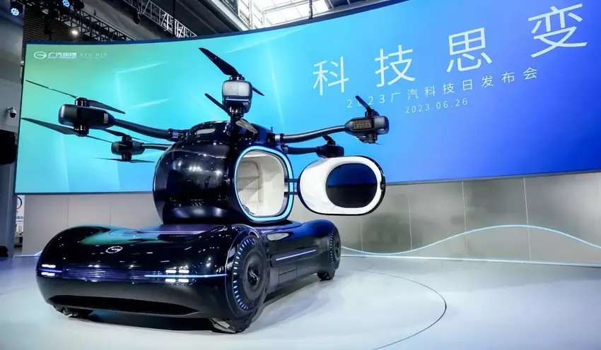 GAC prezentuje GOVE: latającą kapsułę z pionowym startem, która może przekształcić się w pojazd elektryczny