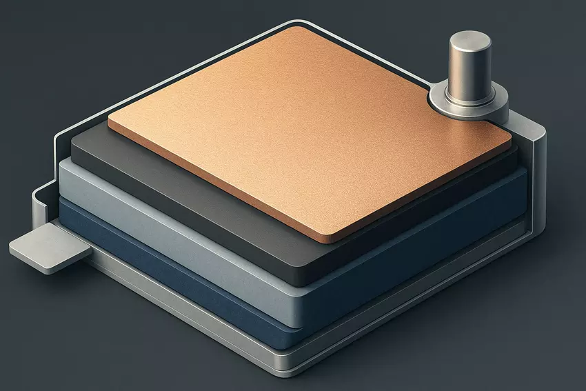 Ilustracyjny obraz baterii półprzewodnikowej