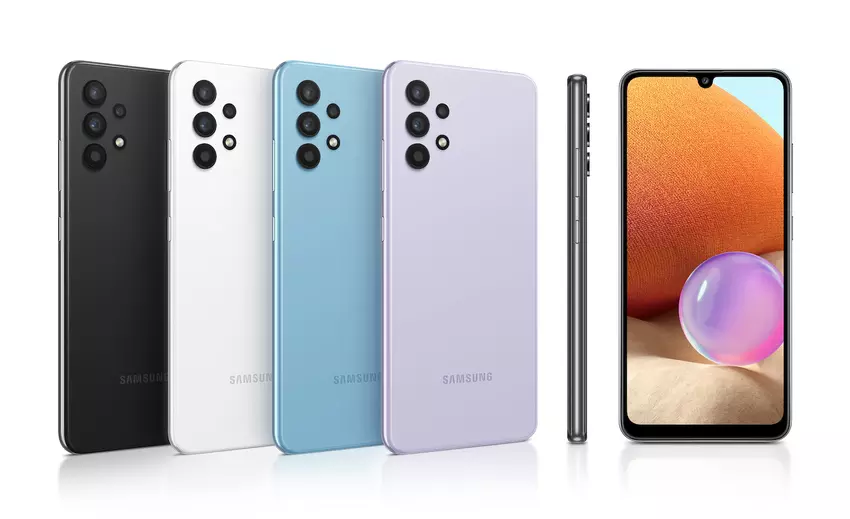 Po Galaxy F41: Galaxy A32 zaczął otrzymywać aktualizację Androida 12 z powłoką One UI 4.1