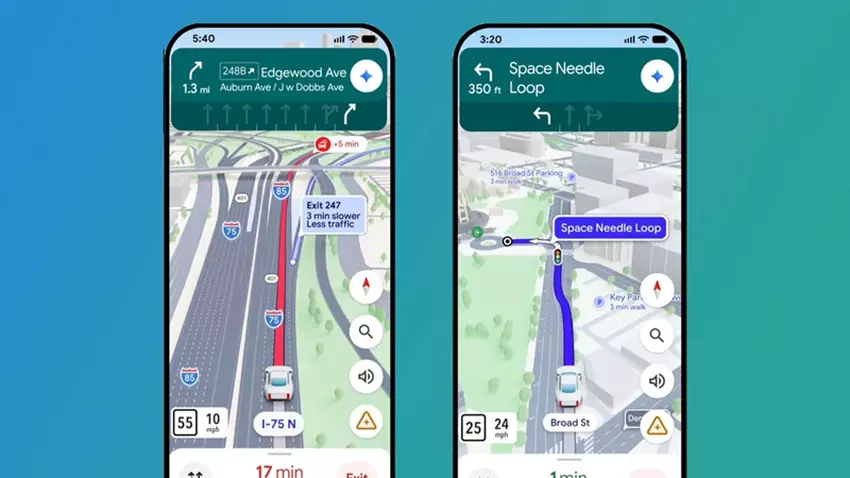 Immersive Navigation na Google Maps
