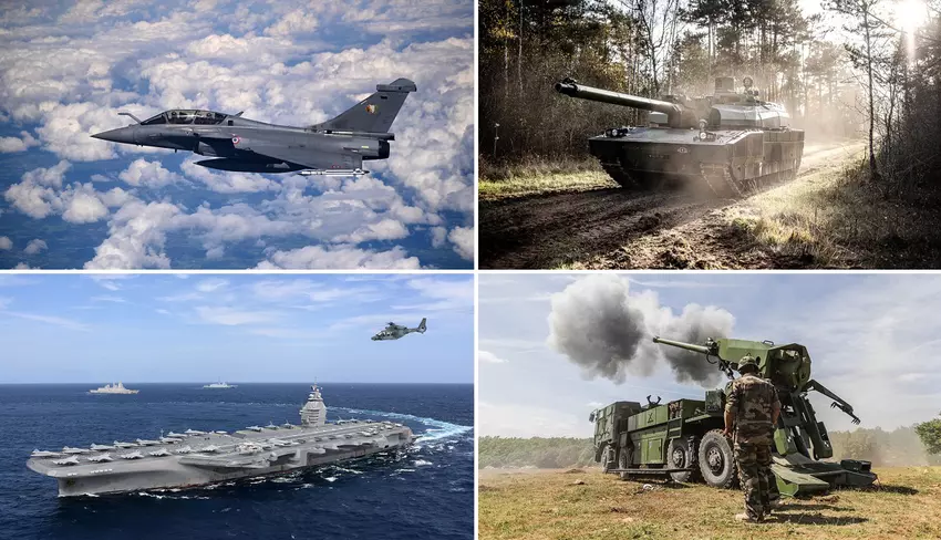 Francja wyda rekordową kwotę 413,3 mld euro na obronność do 2030 r. - pieniądze te zostaną wykorzystane na zakup okrętów, myśliwców, rakiet, dronów i modernizację sprzętu wojskowego.