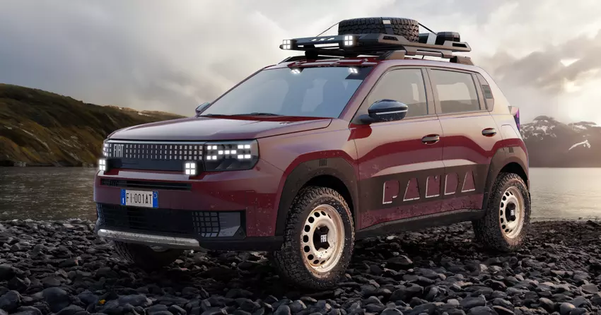 Nowa koncepcja Fiat Grande Panda 4x4 — bezpośredni następca Panda 4x4 z lat 80-tych