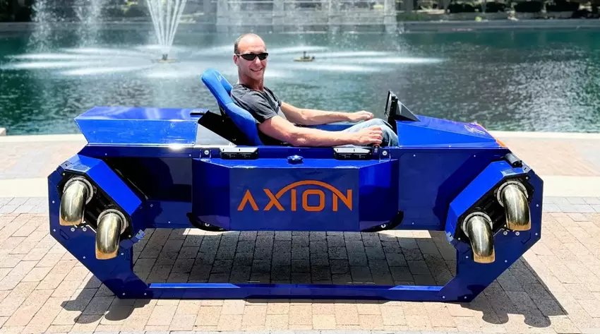 Firma FusionFlight zaprezentowała Axion – pojazd latający z ośmioma mikroturbinami i możliwością pionowego startu i lądowania