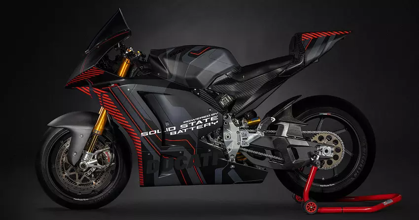 Ducati jako pierwsza z grupy Volkswagen zaprezentowała model z baterią stałotlenkową