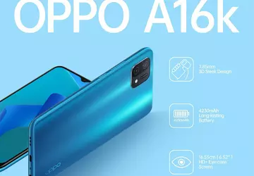 OPPO A16k: MediaTek Helio G35 chip, ...