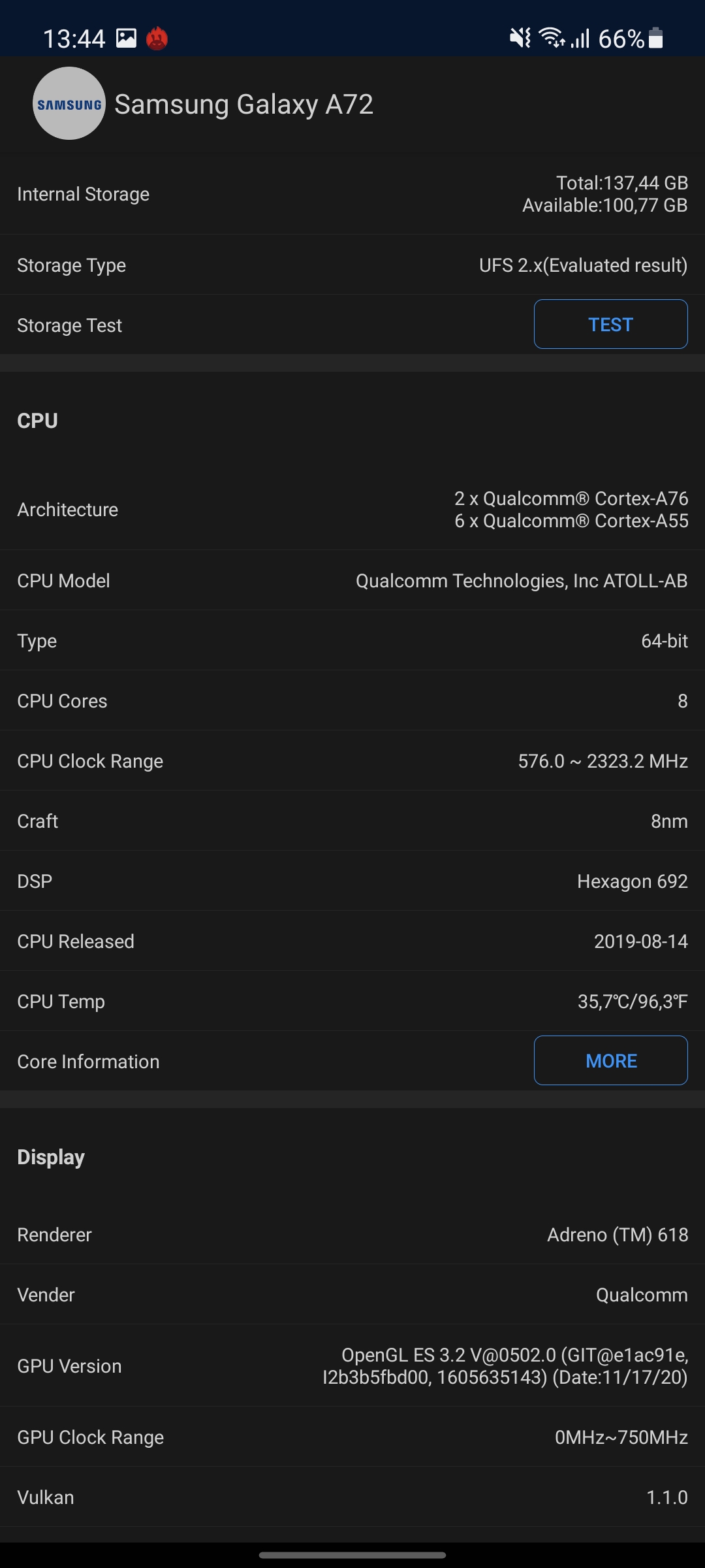 Recenzja Samsung Galaxy A72 i Galaxy A52: klasa średnia z flagowymi cechami-98 Recenzja Samsung Galaxy A72 i Galaxy A52: klasa średnia z flagowymi cechami-98