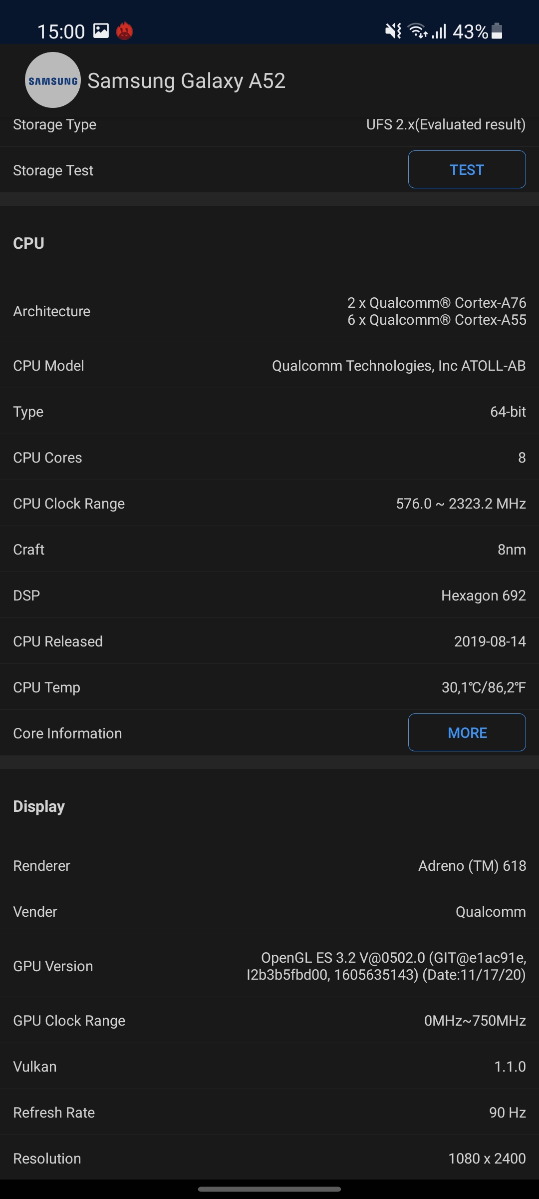 Recenzja Samsung Galaxy A72 i Galaxy A52: klasa średnia z flagowymi cechami-162 Recenzja Samsung Galaxy A72 i Galaxy A52: klasa średnia z flagowymi cechami-162