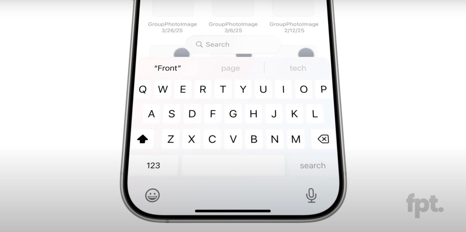 Domniemana klawiatura iOS 19 Domniemana klawiatura iOS 19