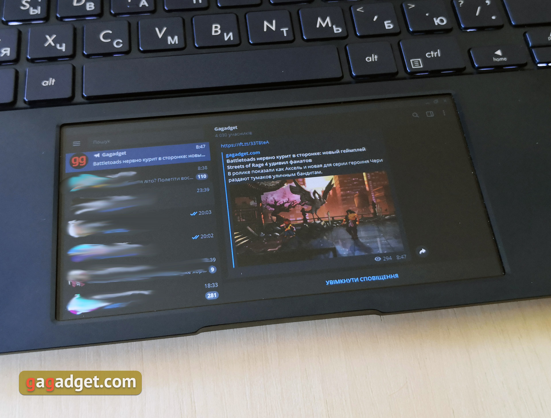 Recenzja ASUS ZenBook 14 UX434FN: ultraprzenośny laptop z ekranem dotykowym zamiast touchpada-31 Recenzja ASUS ZenBook 14 UX434FN: ultraprzenośny laptop z ekranem dotykowym zamiast touchpada-31