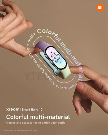 Xiaomi Smart Band 10 - tylna część Xiaomi Smart Band 10 - tylna część