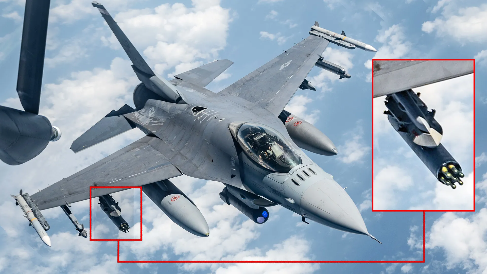 F-16 z raketami APKWS II F-16 z raketami APKWS II