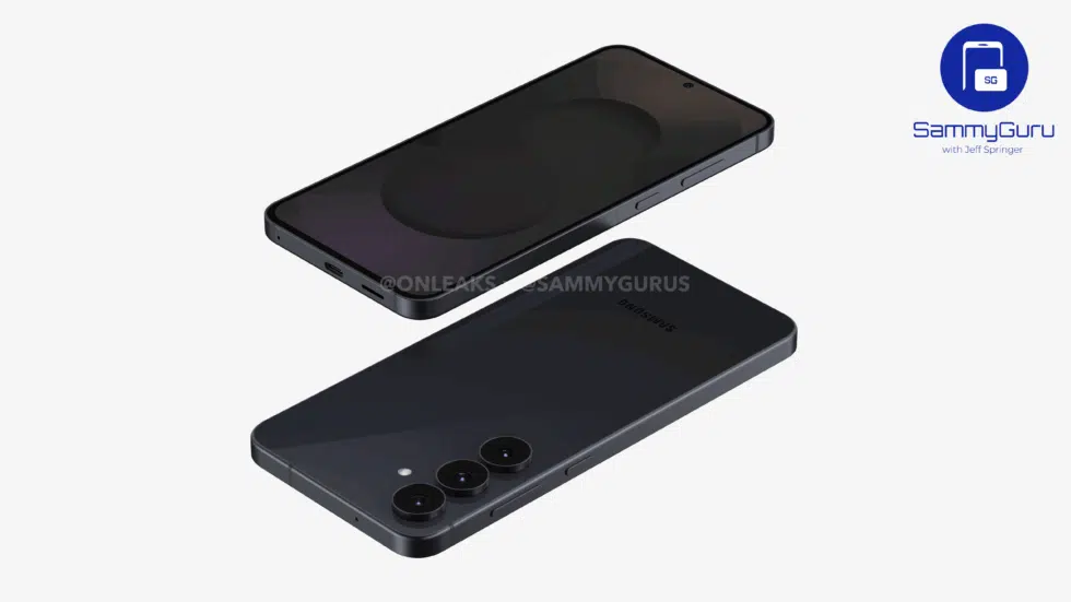 Render Samsung Galaxy S25 FE z widokiem z tyłu Render Samsung Galaxy S25 FE z widokiem z tyłu