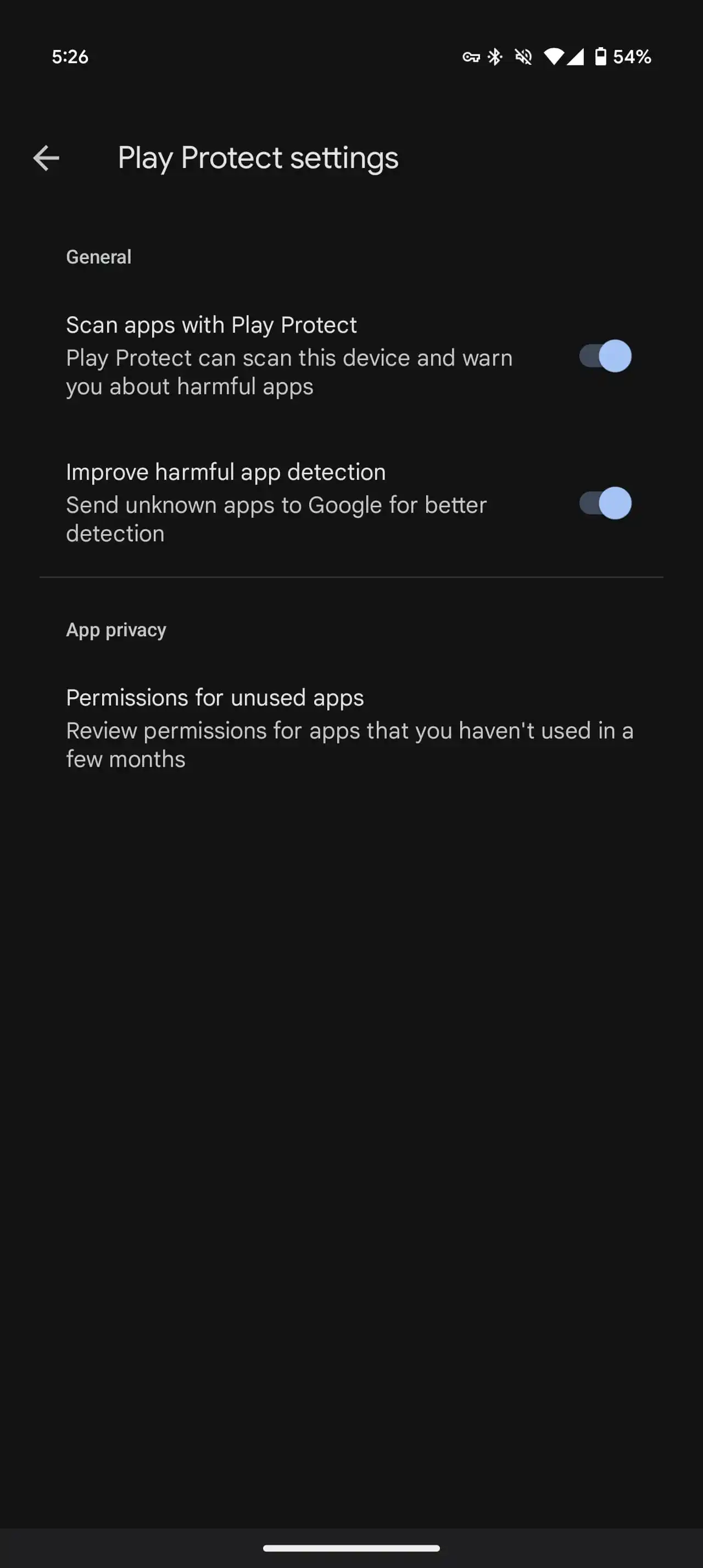 Google Play Protect podczas połączeń