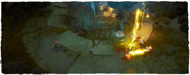 Umiejętność błyskawic w grze Wartorn