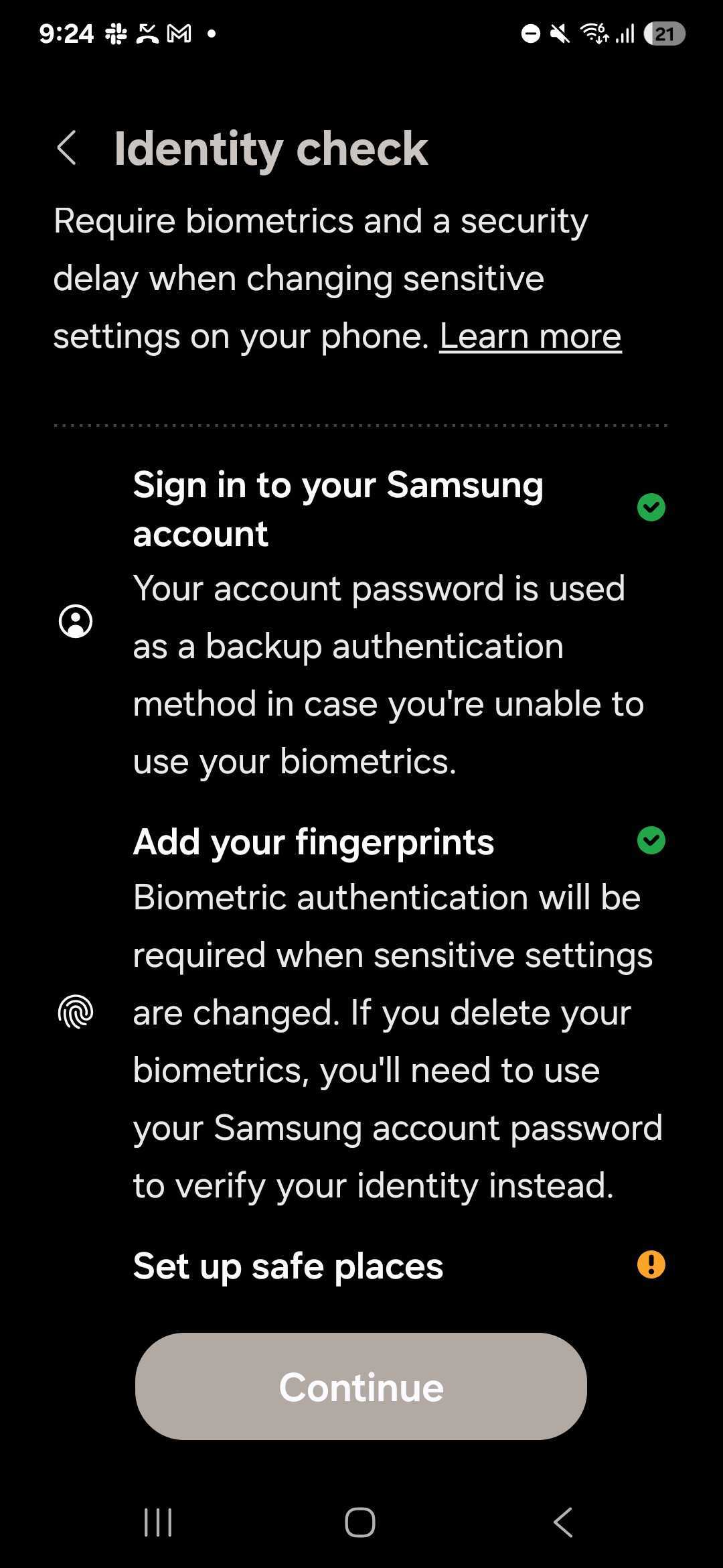 Samsung Galaxy Android 15 One UI 7 Kontrola tożsamości 01