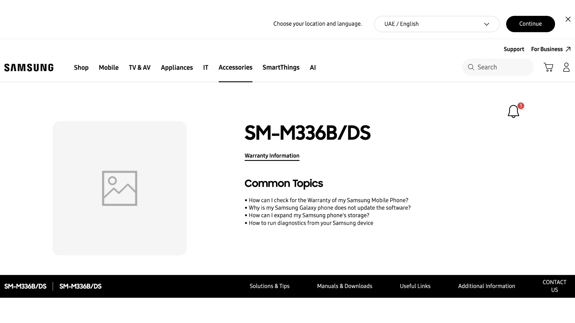 Samsung Galaxy M36 5G na stronie Samsung Samsung Galaxy M36 5G na stronie Samsung