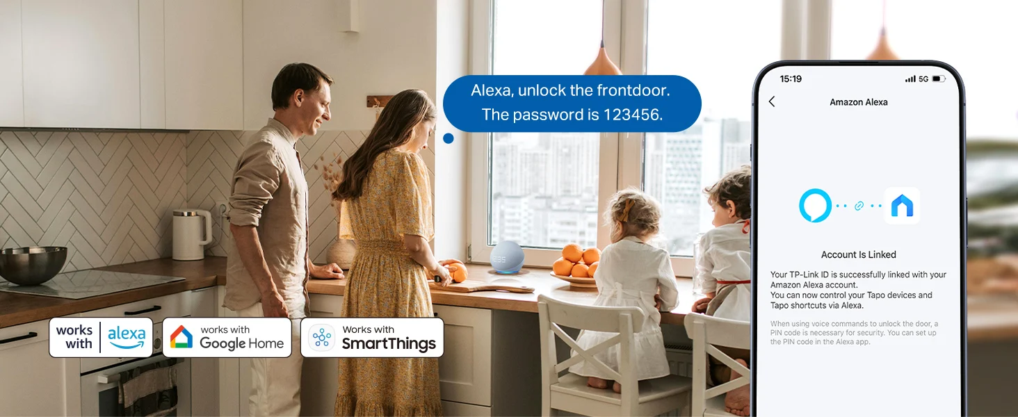 TP-Link Tapo DL100 Zamek z obsługą SmartThings TP-Link Tapo DL100 Zamek z obsługą SmartThings