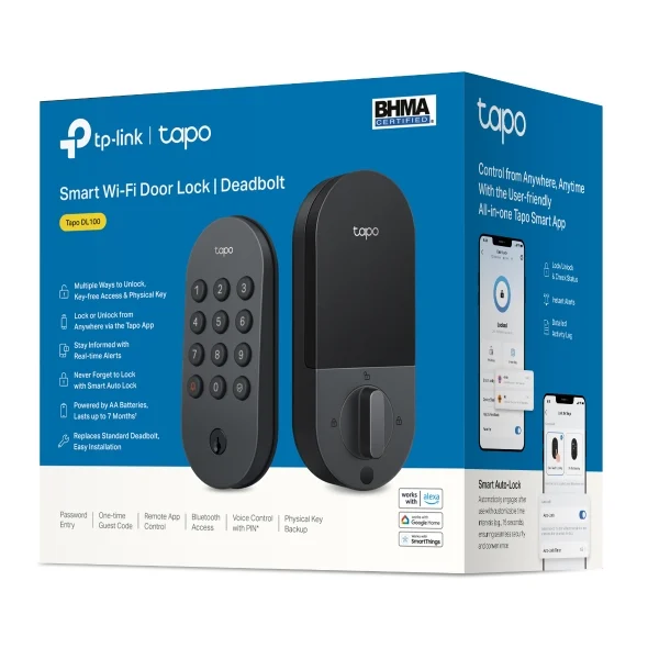 TP-Link Tapo DL100 Zamek Deadbolt TP-Link Tapo DL100 Zamek Deadbolt