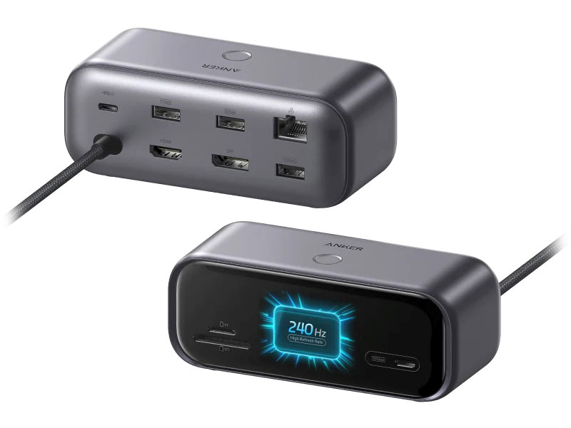 Nano USB-C Hub 10-in-1 Display Edition z wbudowanym ekranem