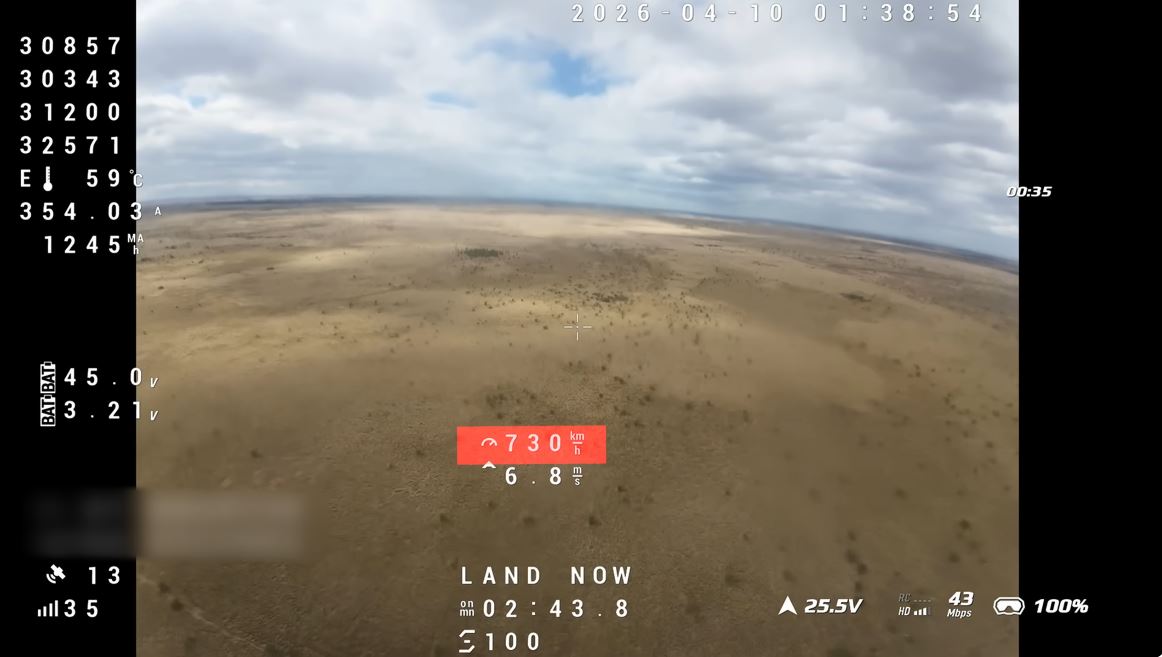 Dron Blackbird ze światowym rekordem prędkości 731 km/h