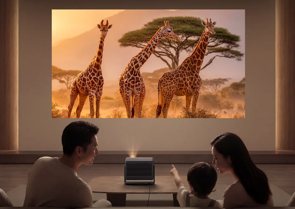 Projektor Xgimi RS30 w wnętrzu