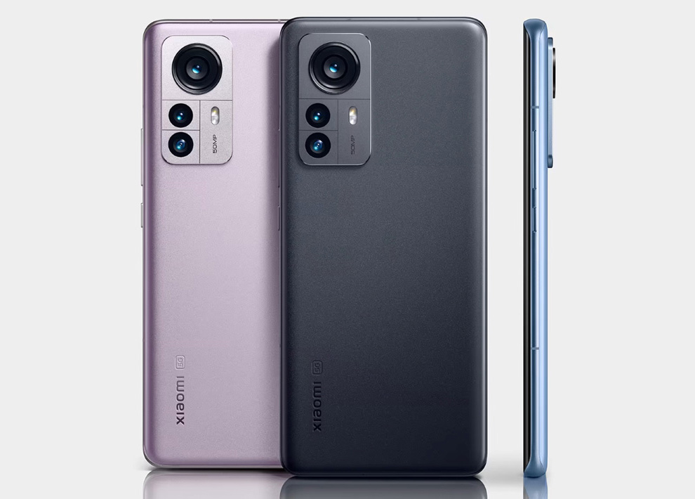 Xiaomi 12 Pro w kilku kolorach